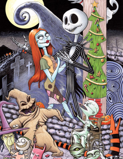 Jack and Sally Fan Art Nightmare Before Christmas
